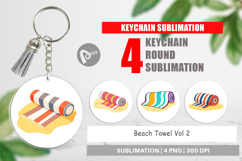 Keychain Beach Towel Product Image 1