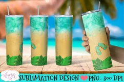 beach tumbler wrap