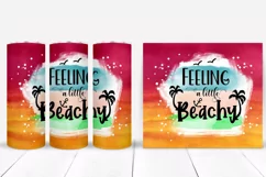 beach tumbler sublimation wrap- summer tumbler sublimation wrap- beach tumbler png- summer tumbler png