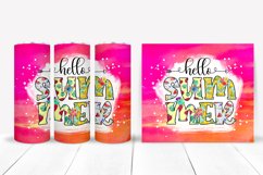 BEACH TUMBLER SUBLIMATION BUNDLE I SUMMER TUMBLER WRAP PNG BUNDLE