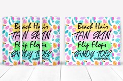 BEACH TUMBLER SUBLIMATION BUNDLE I SUMMER TUMBLER WRAP PNG BUNDLE