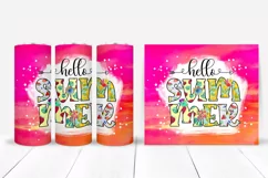 beach tumbler sublimation wrap- summer tumbler sublimation wrap- beach tumbler png- summer tumbler png