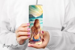 Beach Tumbler Wrap Bundle 6 PNG Sublumation Design