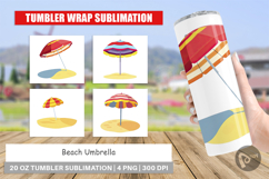 Tumbler Beach Umbrella Product Image 1