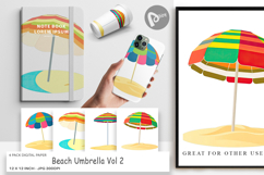 Digital Paper Beach Umbrella Product Image 1