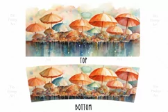 Beach UmbrellasTumbler Wrap, 40 oz tumbler wrap, Tumbler Wrap, Beach Umbrellas Png