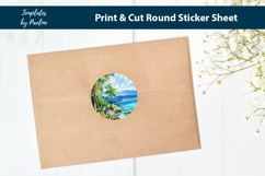 Beach Vacation Digital Sticker