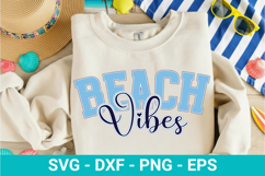 Beach Vibes SVG - Retro Summer Design Product Image 1