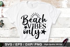 Beach vibes only SVG - Beach Design Product Image 1