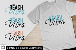 Beach Vibes PNG - 3 variations Product Image 1