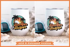 Beaches and Besties PNG, Girls Trip Distressed Sublimation Product Image 2