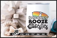 Beach Booze and Besties SVG | Girls Trip SVG Product Image 1