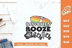 Beach Booze and Besties SVG | Girls Trip SVG Product Image 2