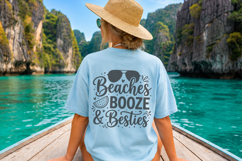 Beaches Booze &amp; Besties SVG Product Image 4