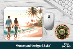 Beach mouse pad sublimation | Tropical mousepad Product Image 1