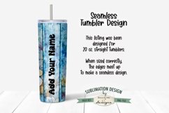 Beach with Colored Pebbles 20oz Seamless Tumbler Wrap Product Image 2