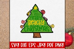 Beachy Christmas SVG Cut file Product Image 1