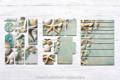 Printable Junk Journal Kit Shabby Beach digital paper Product Image 6