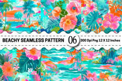 Beachy Seamless Pattern ,Summer pattern Product Image 1