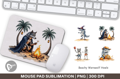 Mouse Pad Beachy Werewolf Howls Product Image 1