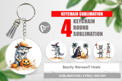 Keychain Beachy Werewolf Howls Product Image 1