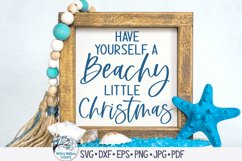 Have Yourself A Beachy Little Christmas SVG Product Image 1