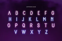 Beacon - Neon Light Party Font Product Image 6