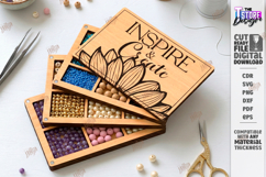 Bead Organizer Box Laser Cut|Storage Box|Inspire and Create Product Image 1