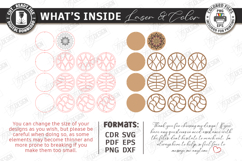 Bead Organizer Box Laser Cut | Bead Storage Box | Mandala Product Image 3