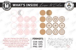 Bead Organizer Box Laser Cut | Bead Storage Box | Sunflowers Product Image 3