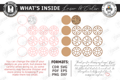 Bead Organizer Box Laser Cut | Bead Storage Box | Mandala Product Image 3