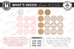 Bead Organizer Box Laser Cut | Bead Storage Box | Mandala Product Image 2