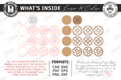 Bead Organizer Box Laser Cut | Bead Storage Box | Mandala Product Image 3