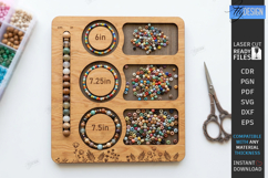 Bead Trays &amp; Bracelet Board Laser | DIY Jewelry Tool | Craft Product Image 1