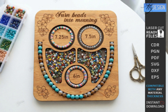 Bead Trays &amp; Bracelet Board Laser | DIY Jewelry Tool | Craft Product Image 1
