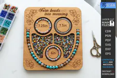 Bead Trays & Bracelet Board Laser | DIY Jewelry Tool | Craft Product Image 1