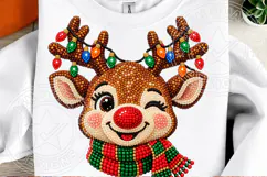 Beaded Christmas Reindeer PNG Product Image 2