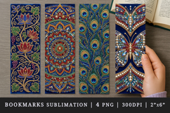 Beaded embroidery printable sublimation bookmark design Product Image 1