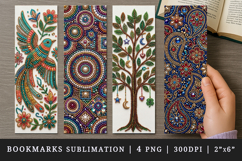 Beaded embroidery printable sublimation bookmark design Product Image 1