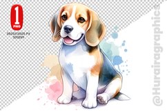 Beagle dog Clipart - PNG File Product Image 1
