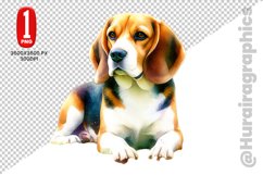 Beagle dog Clipart - PNG File Product Image 1
