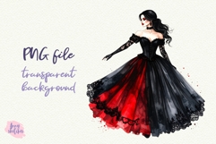 6 Gothic Girl PNG Gothic Smut Dark Romance Clipart Product Image 6