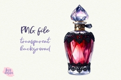 Crystal Perfume Bottle PNG Gothic Smut Dark Romance Clipart Product Image 2