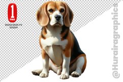 Beagle dog Clipart - PNG File Product Image 1