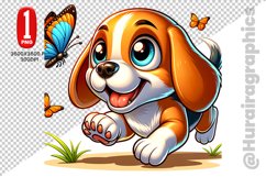 Beagle dog Clipart - PNG File Product Image 1