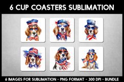 Patriotic Animals Cup Coasters I Patriotic Cup Coasters Product Image 4