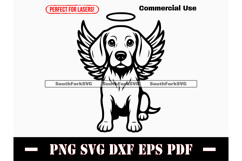 Beagle Angel Wings &amp; Halo Pet Memorial Design Product Image 1