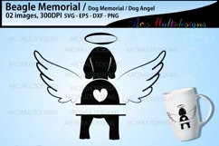 Dog Memorial svg / Beagle dog memorial svg Product Image 4