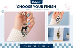 Memorial Dog Keychain SVG Product Image 2