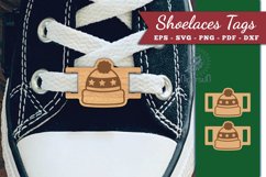 Beanie Shoelaces Tags Laser Cut SVG Product Image 1